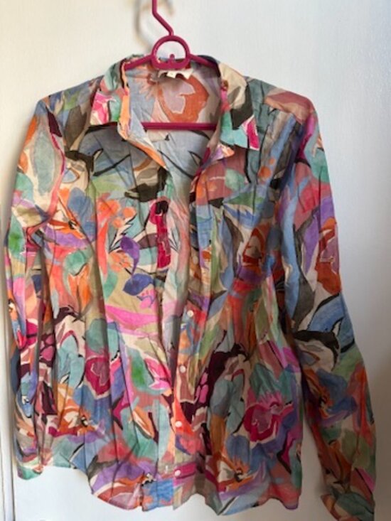 Sezane Pierro Shirt Multicoloured - Size 6 - Picture 4 of 4